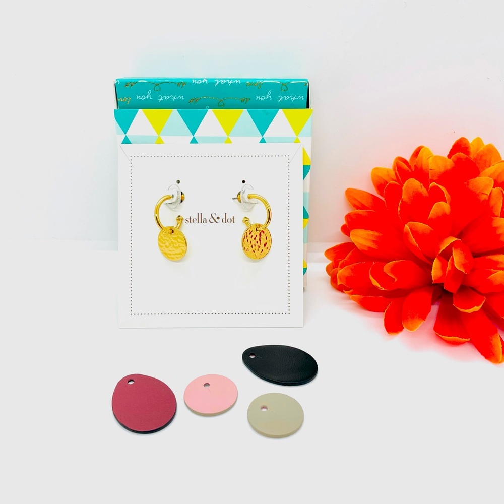 Stella & Dot Interchangeable Earrings